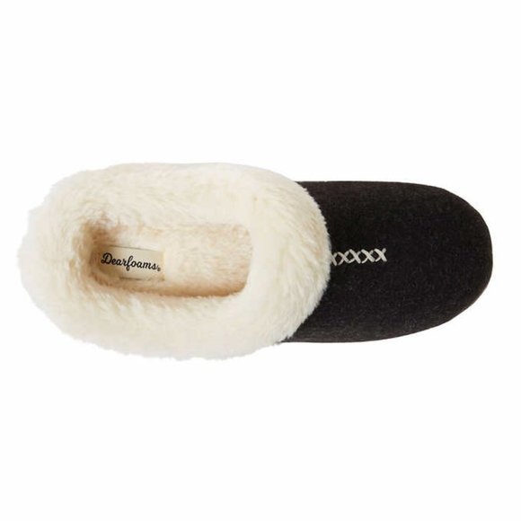 New Dearfoams Women's Slippers Black - Picture 3 of 7